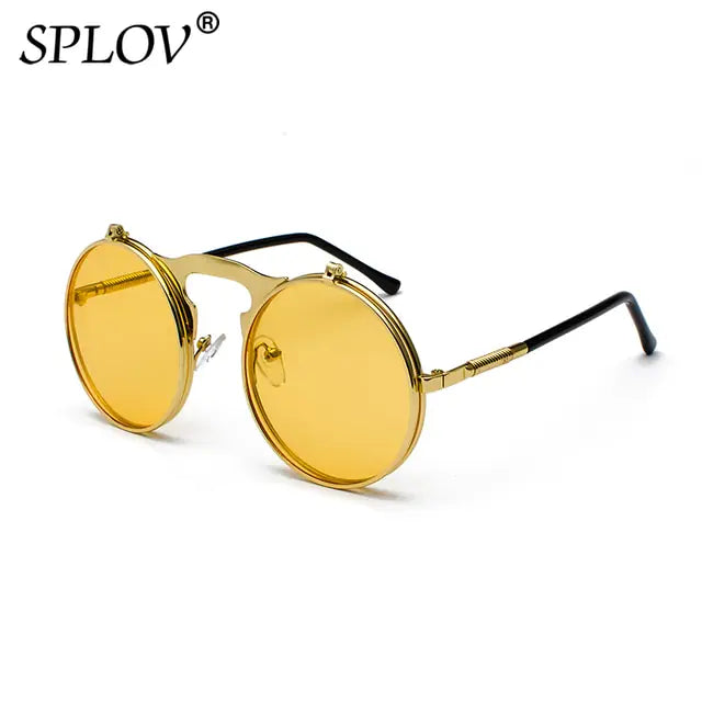 Vintage Steampunk Flip Sunglasses - High Trend Coture
