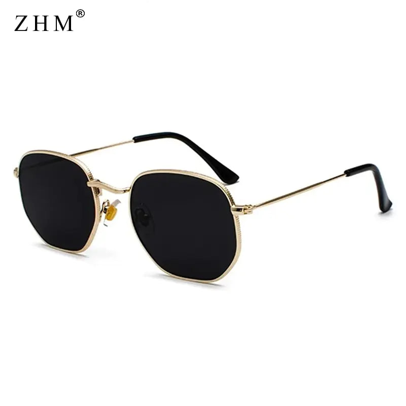 Metal Frame Pilot Mirror Sunglasses - High Trend Coture