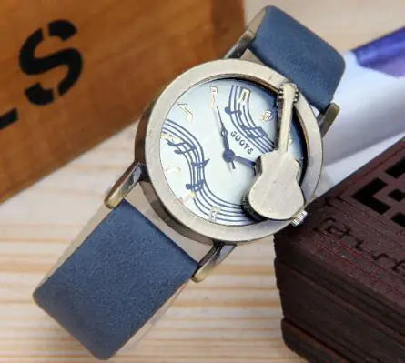 Women Fashion Tuitar Music Casual Watch - High Trend Coture