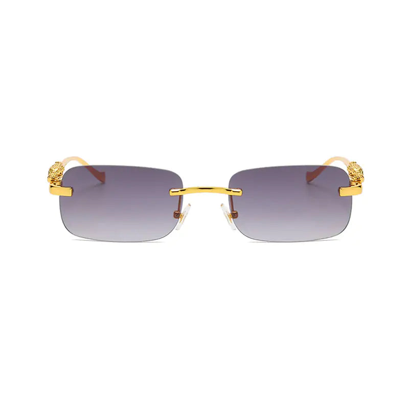 Rimless Square Sunglasses - High Trend Coture