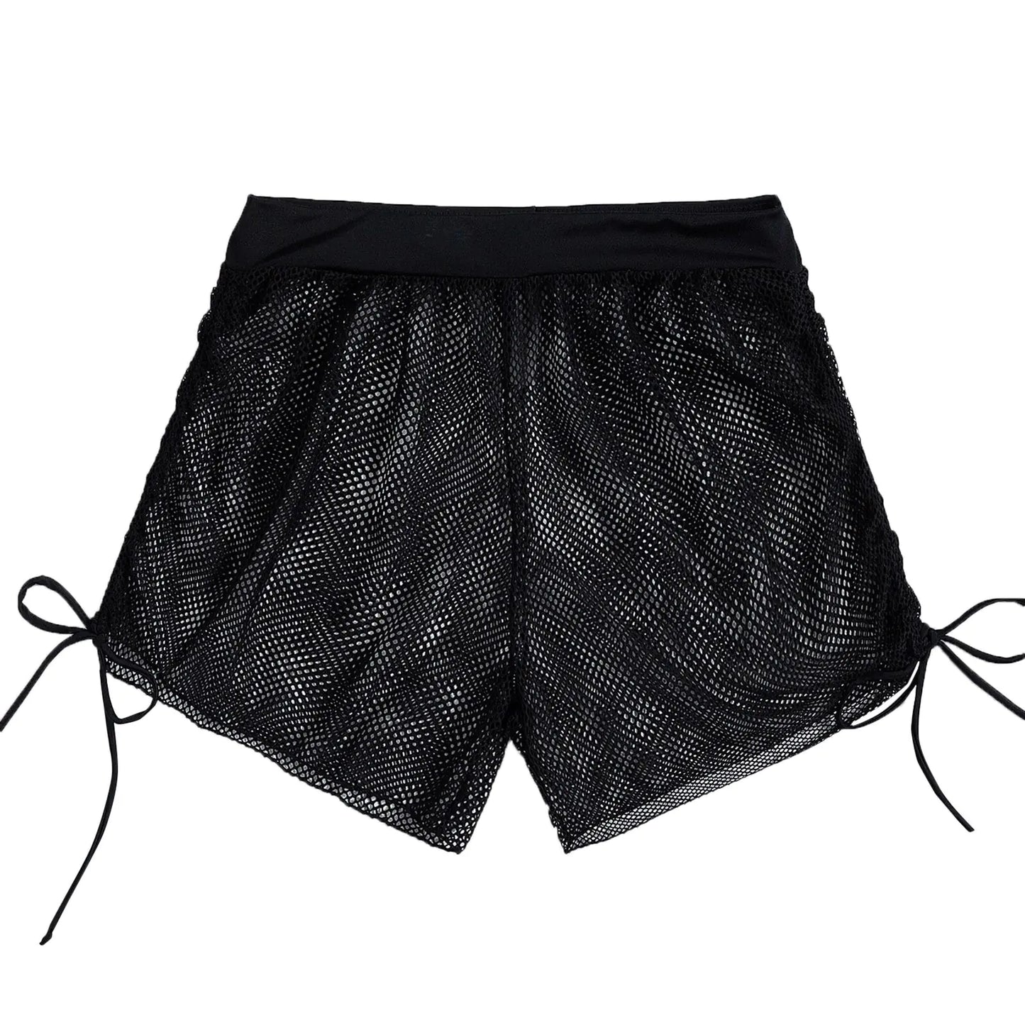 Short de Rejilla Cover Up para Mujer - High Trend Coture