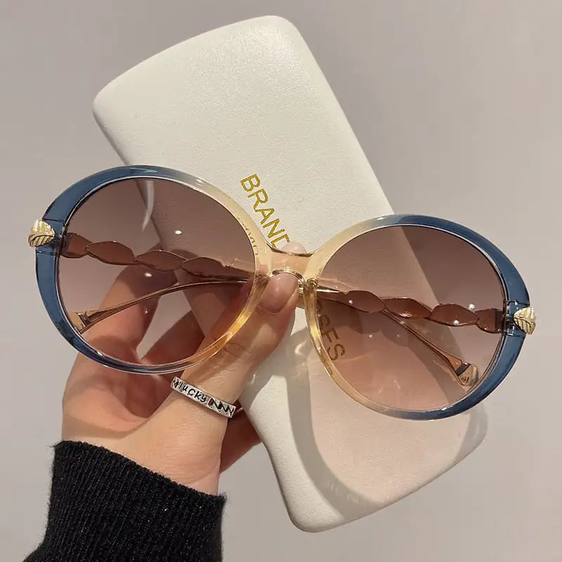 Vintage Round Frame Sunglasses - High Trend Coture