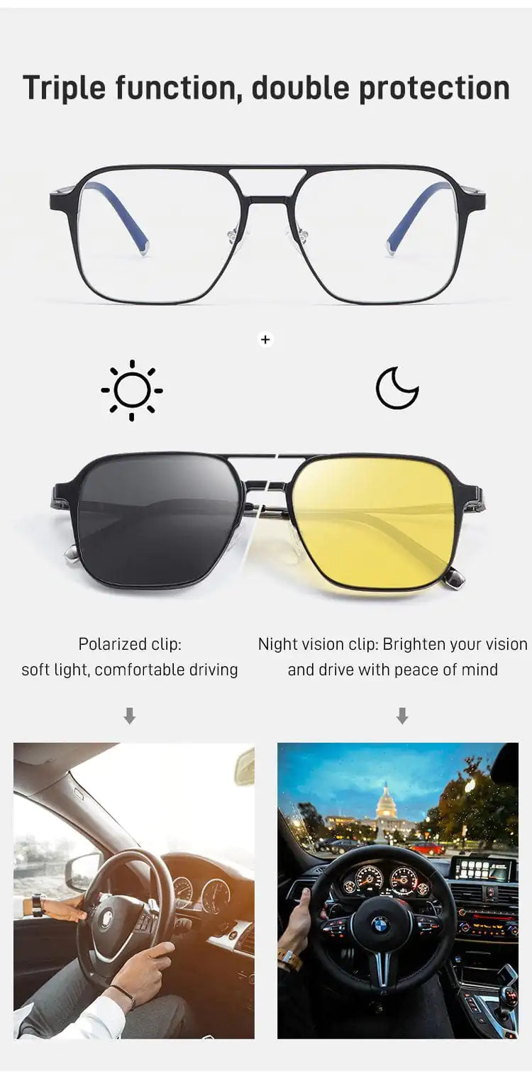 Magnetic Polarized Sunglasses - High Trend Coture