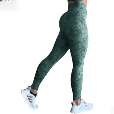Leggings de Cintura Alta Tobilleros sin Costuras - High Trend Coture