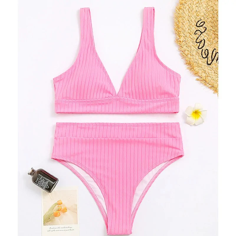 Bikini con Braguita de Talle Alto - High Trend Coture