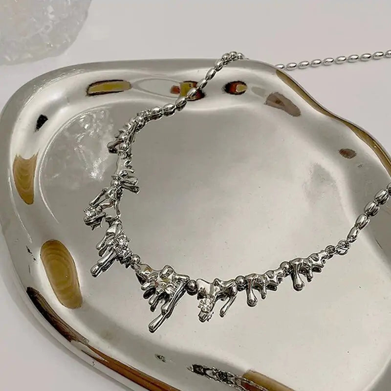 Lava drop and Star Shape Necklaces - High Trend Coture