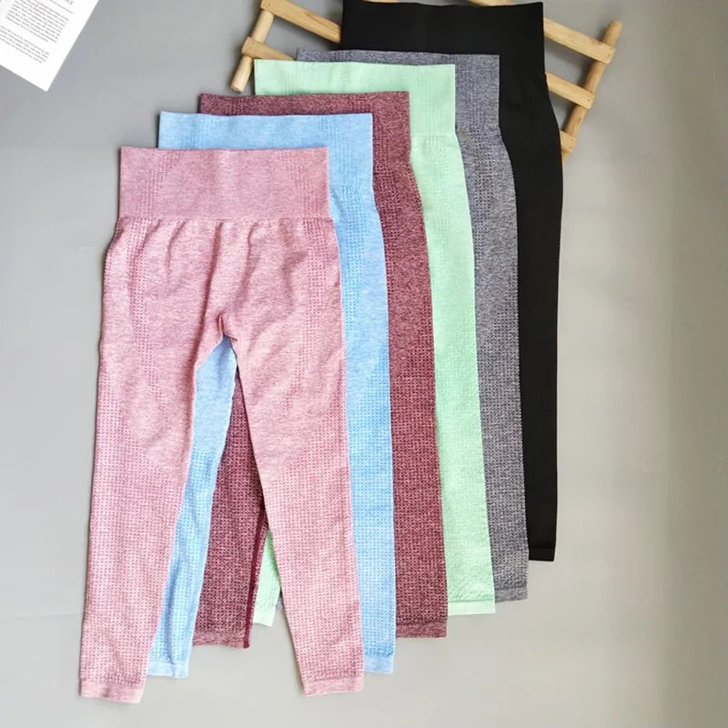 Leggings de Cintura Alta sin Costuras - High Trend Coture