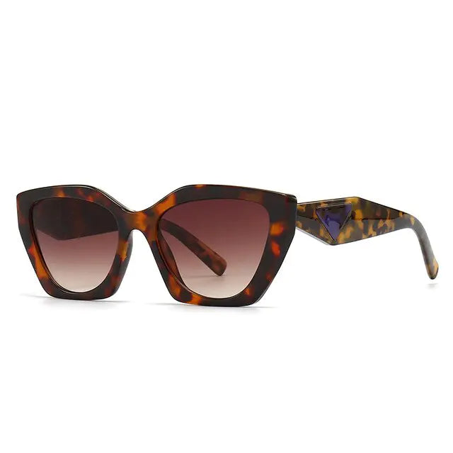 Retro Rectangular Cat Eye Sunglasses - High Trend Coture