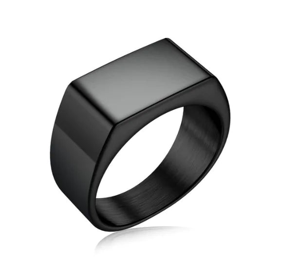 Men's Square Charm Ring - High Trend Coture