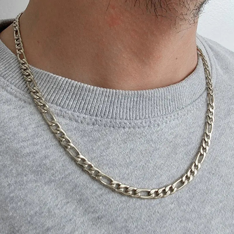 Paper Clip Chain Men Necklace - High Trend Coture
