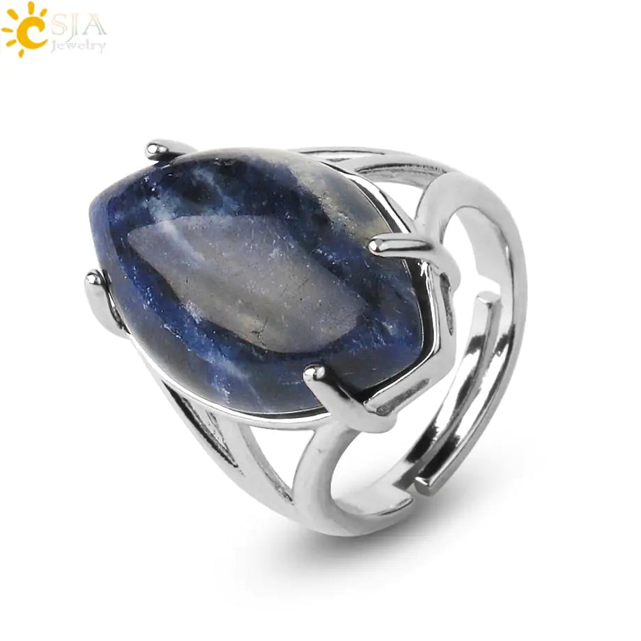 Natural Crystal Rings - High Trend Coture