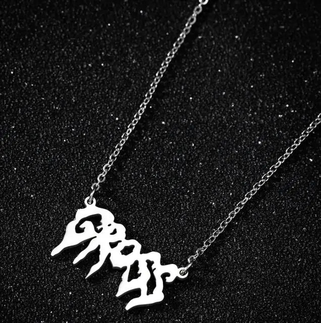 Rapper Letter Necklace - High Trend Coture
