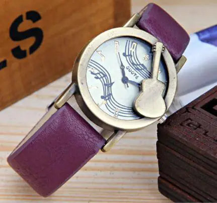 Women Fashion Tuitar Music Casual Watch - High Trend Coture