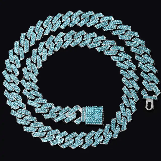 Iced Out Rhombus Necklace - High Trend Coture