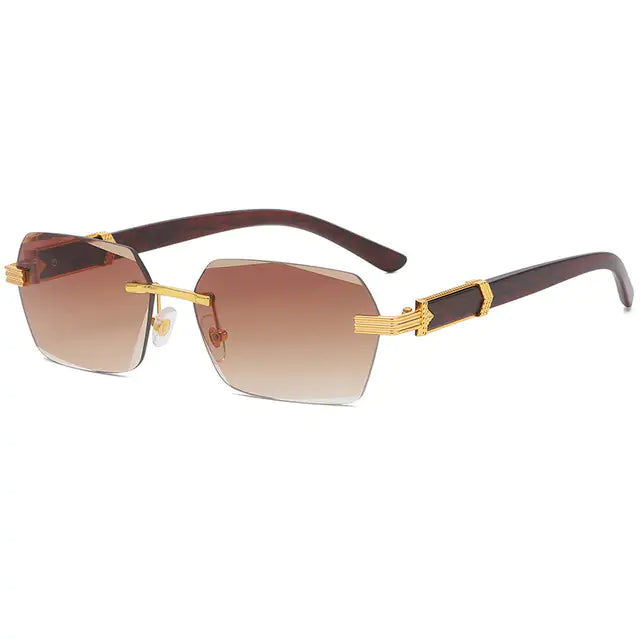 Rimless Steampunk Frameless Sunglasses - High Trend Coture