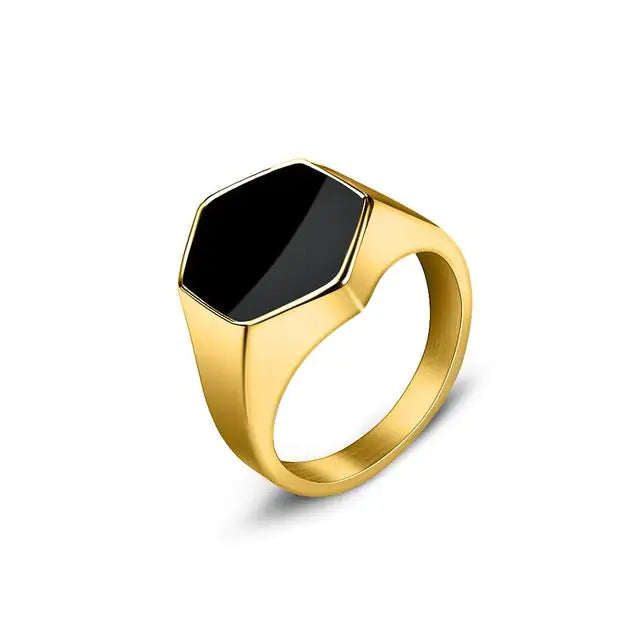 Men's Square Charm Ring - High Trend Coture