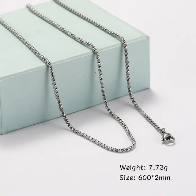 Men's Curb Cuban Chain Necklace - High Trend Coture