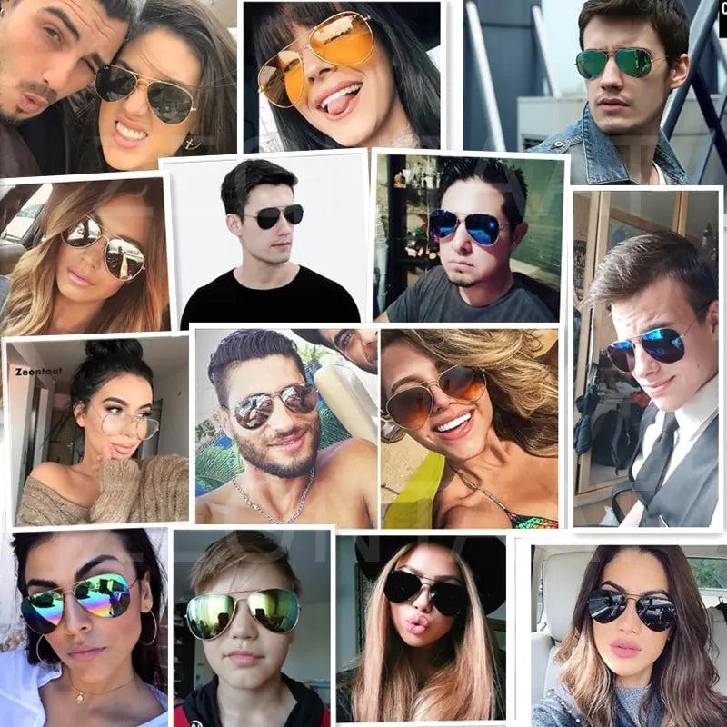 Polarized Classic Aviation Sunglasses - High Trend Coture