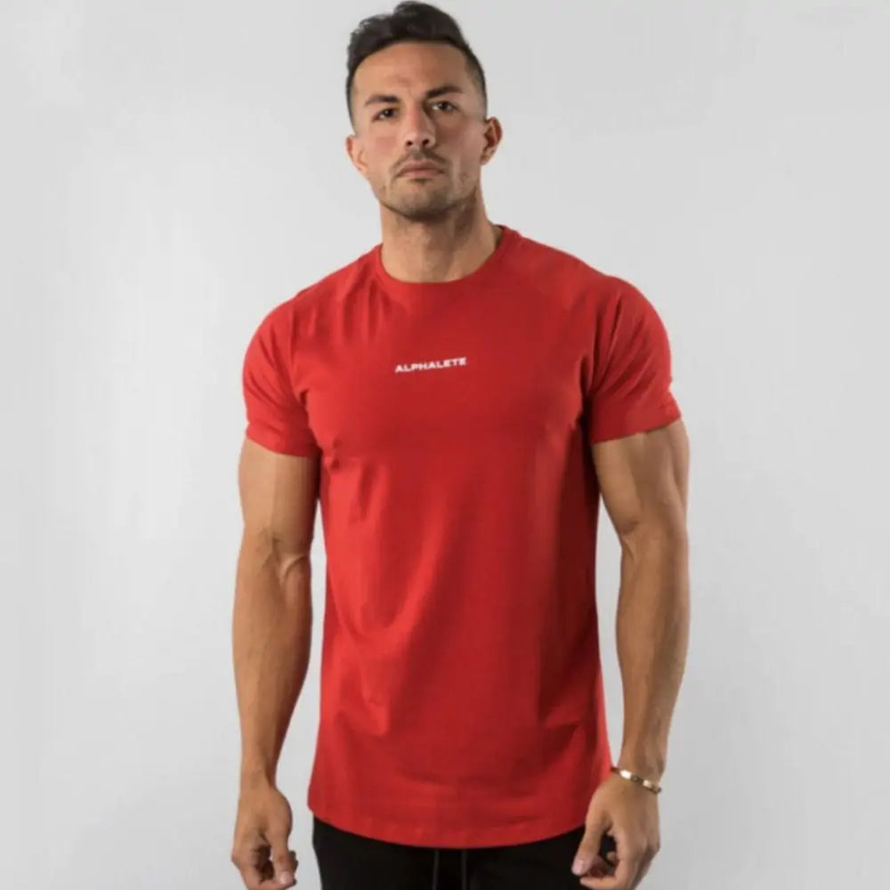 Camiseta Ajustada Hombre Gym y Fitness - High Trend Coture