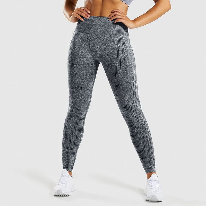 Leggings Fitness sin Costuras de Cintura Alta - High Trend Coture