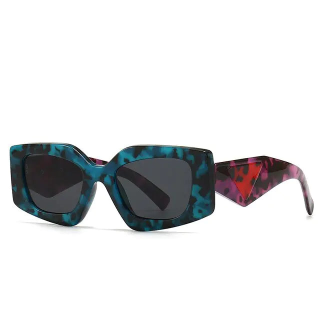 Retro Rectangular Cat Eye Sunglasses - High Trend Coture