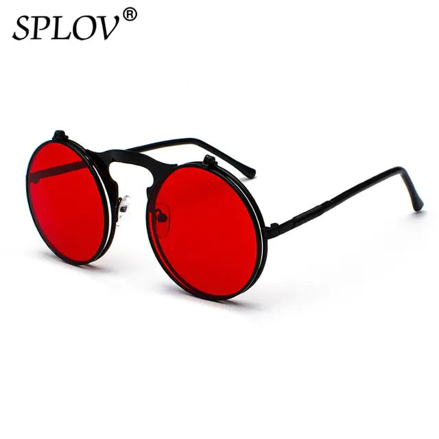 Vintage Steampunk Flip Sunglasses - High Trend Coture