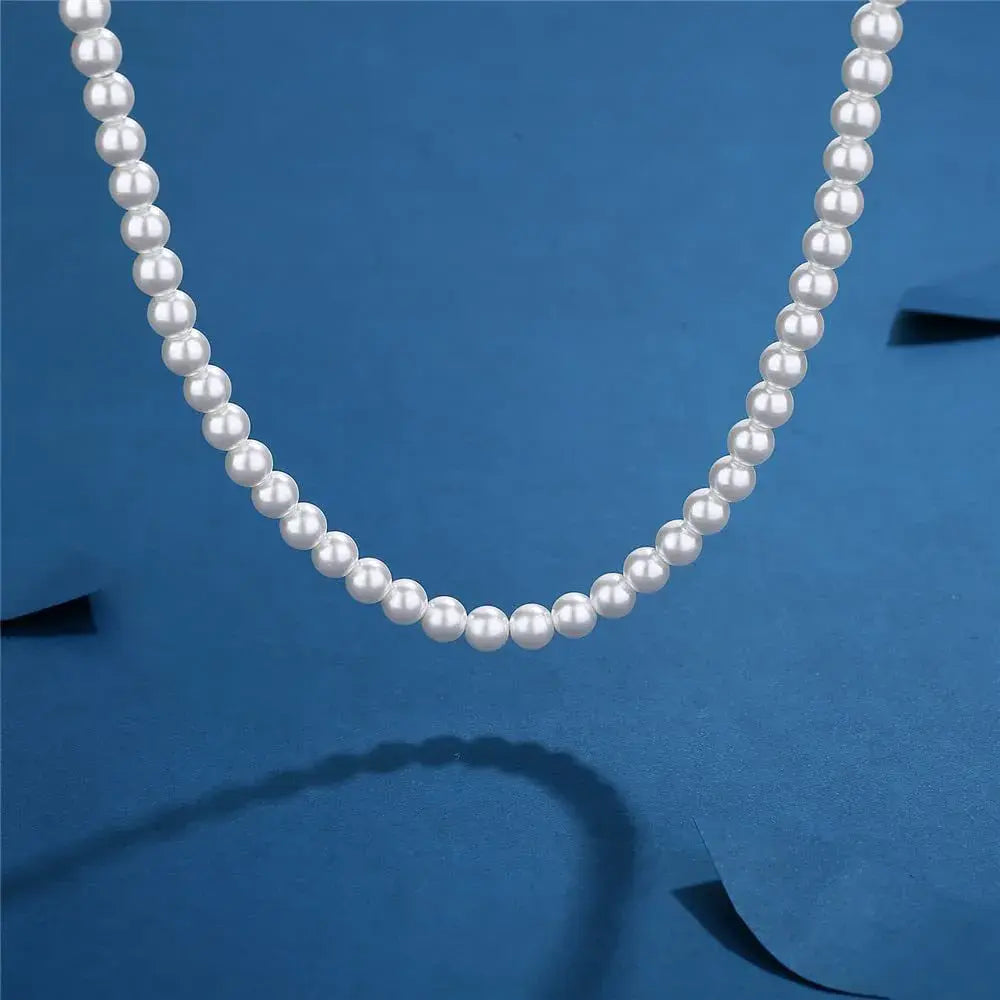 Pearl Necklace Men - High Trend Coture
