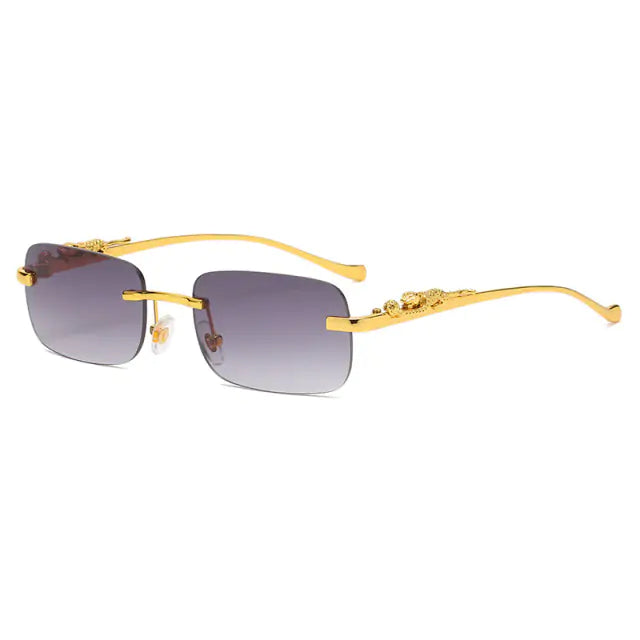 Vintage Rimless Square Sunglasses - High Trend Coture
