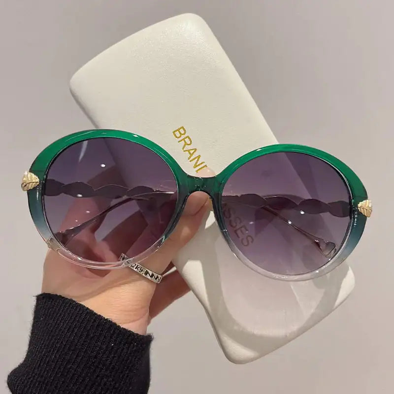 Vintage Round Frame Sunglasses - High Trend Coture