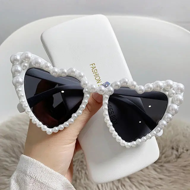 Cat Eye Heart Fashion Sunglasses - High Trend Coture
