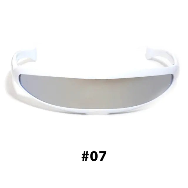 Futuristic Narrow Cyclops Sunglasses - High Trend Coture