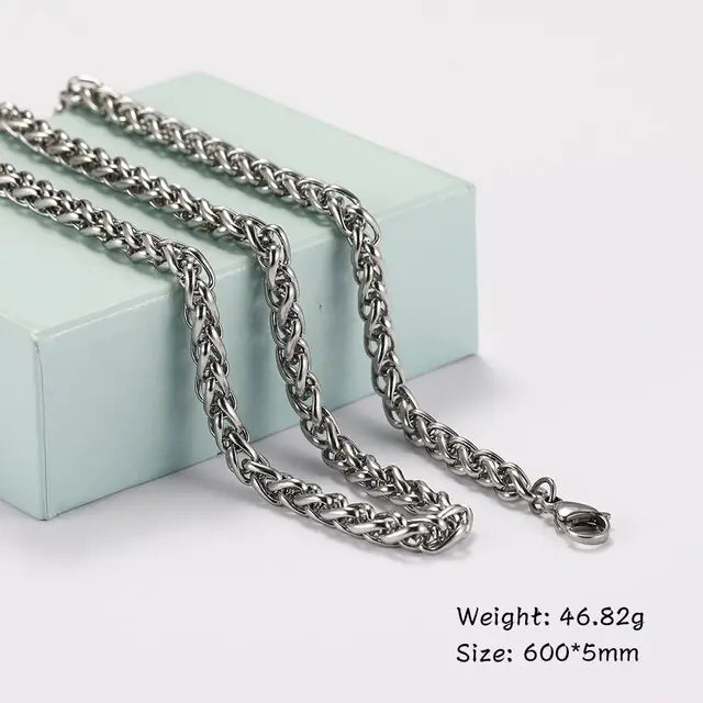 Men's Curb Cuban Chain Necklace - High Trend Coture
