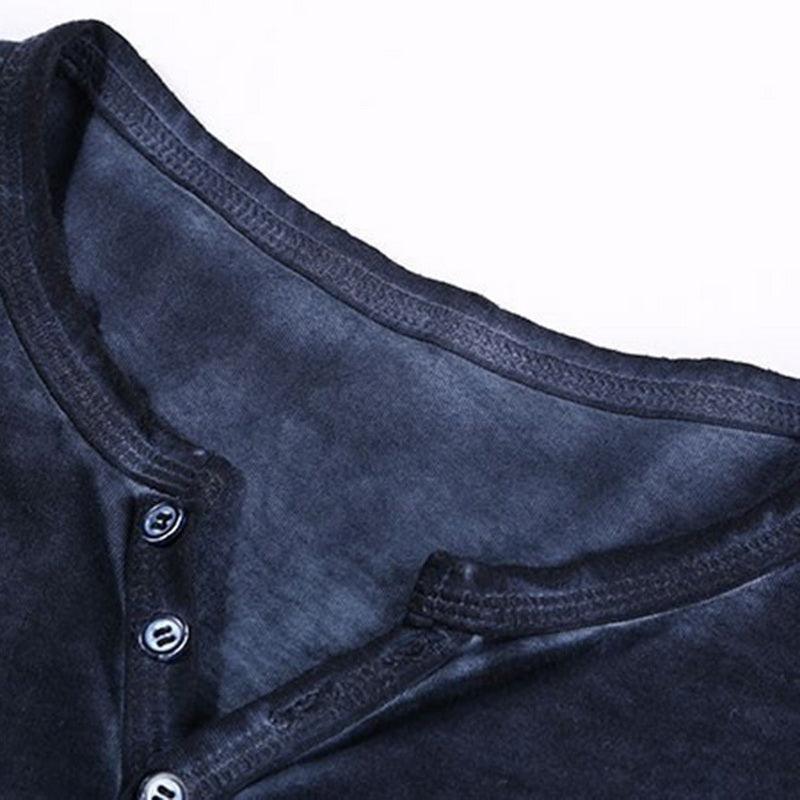 Camiseta Henley Hombre con Botones - High Trend Coture