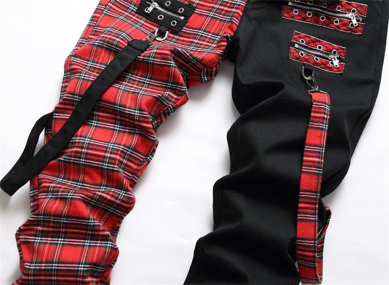 Pantalones vaqueros punk escoceses - High Trend Coture