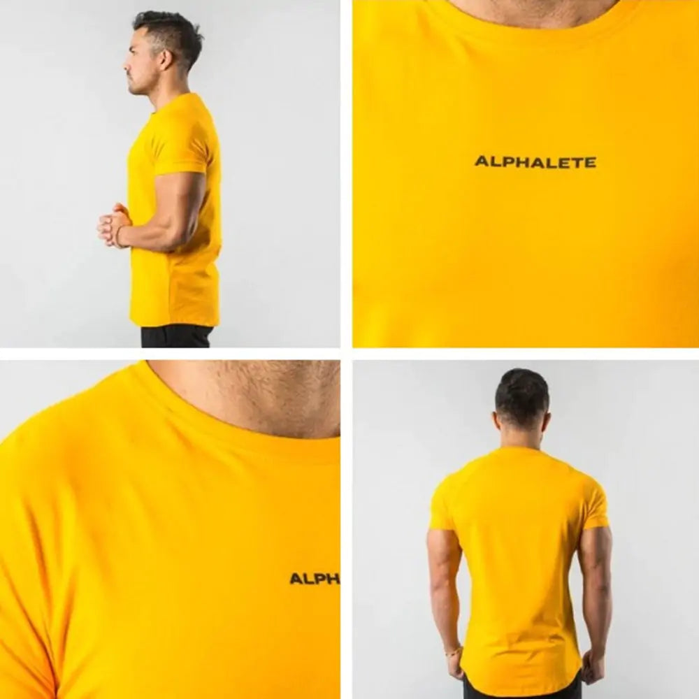 Camiseta Ajustada Hombre Gym y Fitness - High Trend Coture