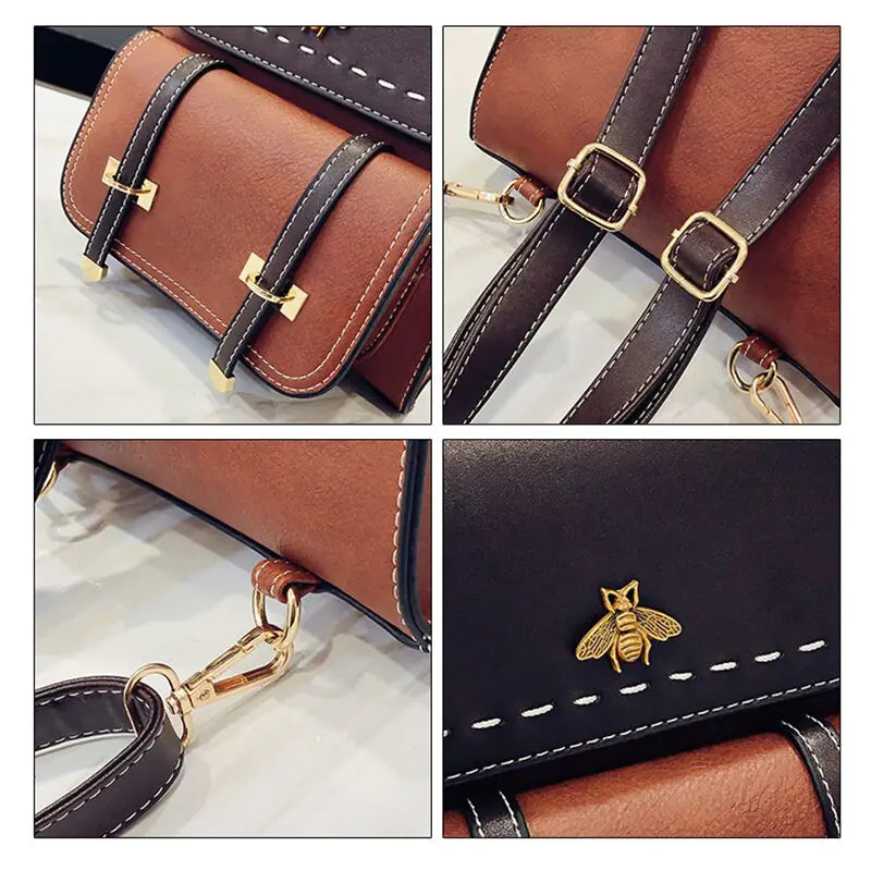Mochila vintage mujer cuero - High Trend Coture