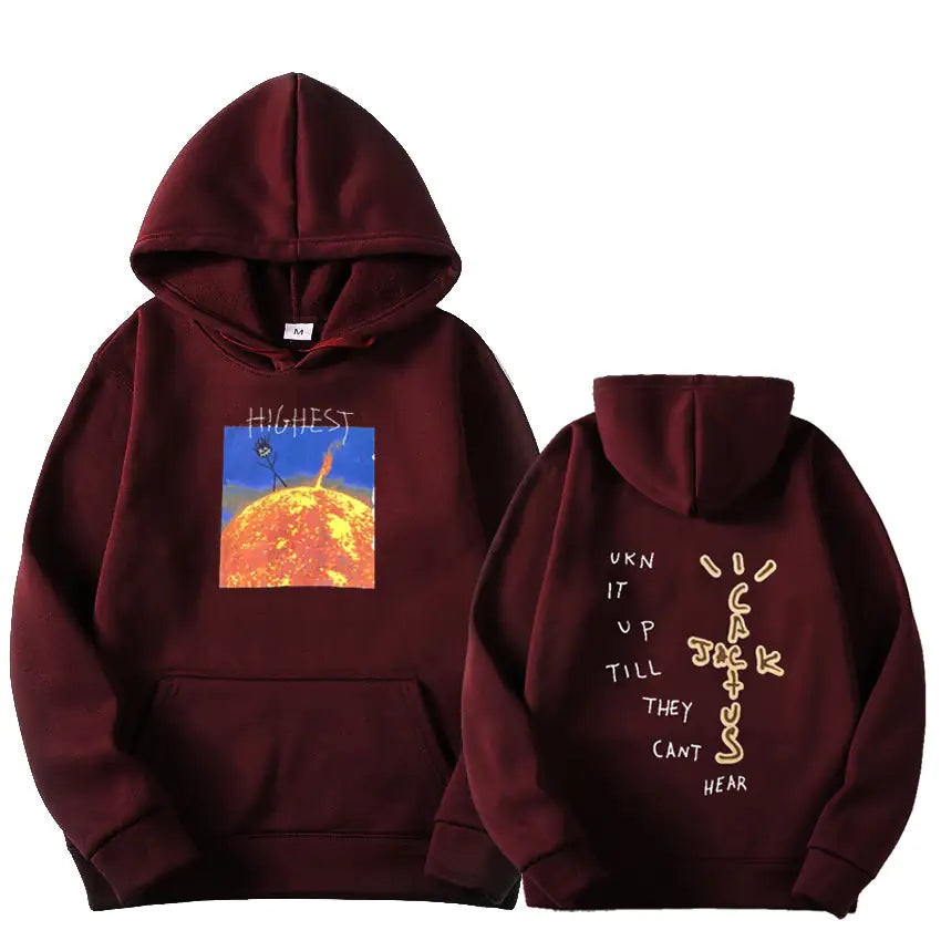 Sudadera con Capucha Travis Scott Cactus Jack Unisex