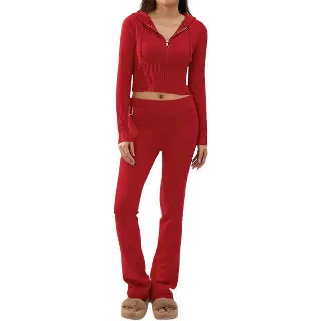 Conjunto de punto pantalon y top y2k - High Trend Coture