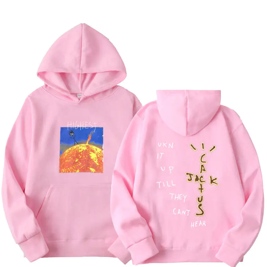 Sudadera con Capucha Travis Scott Cactus Jack Unisex