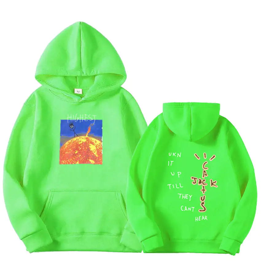 Sudadera con Capucha Travis Scott Cactus Jack Unisex